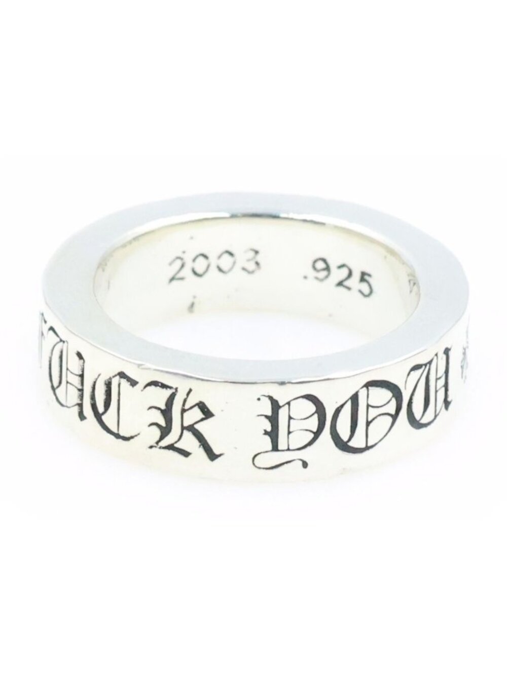 Chrome Hearts Spacer You Ring You Silver